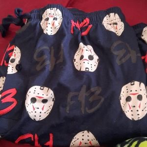 Friday the 13th pajama bottoms